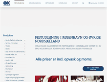 Tablet Screenshot of ok-serviceudlejning.dk